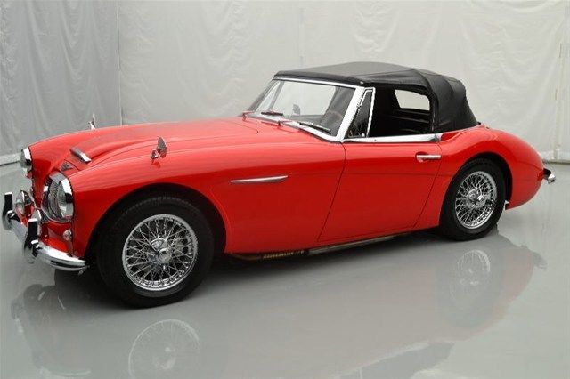 1964 Signal red Austin Healey 3000 Convertible