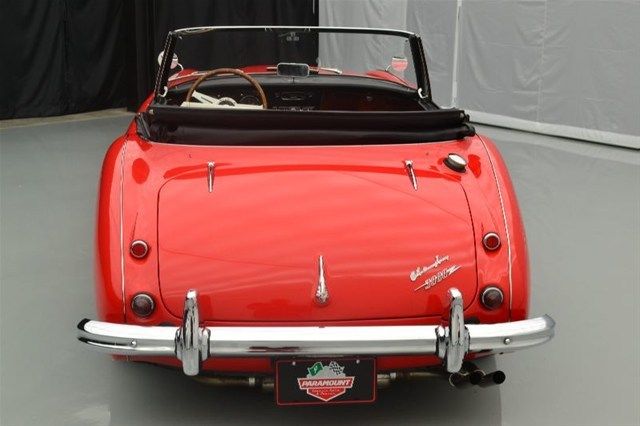 1964 Signal red Austin Healey 3000 Convertible
