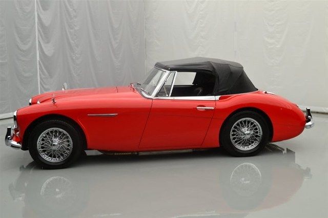 1964 Signal red Austin Healey 3000 Convertible