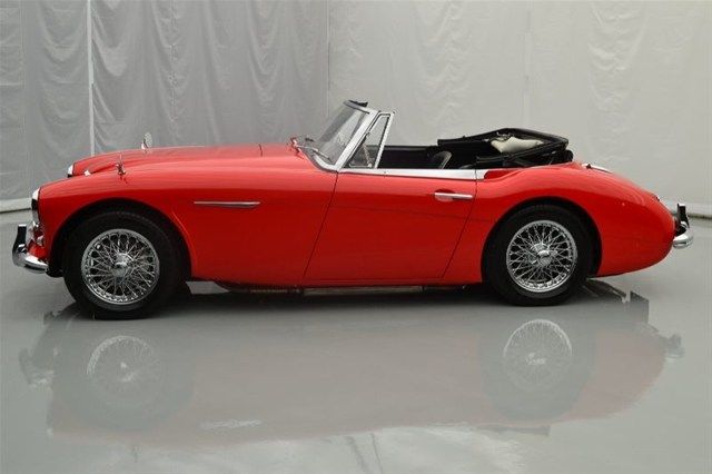1964 Signal red Austin Healey 3000 Convertible