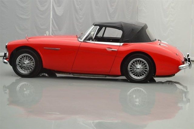 1964 Signal red Austin Healey 3000 Convertible