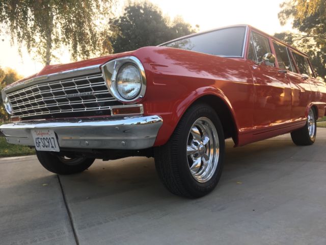 1964 Red Chevrolet Nova
