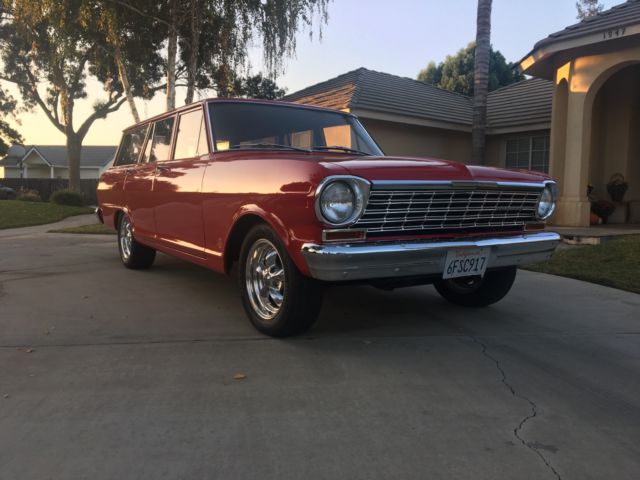 1964 Red Chevrolet Nova