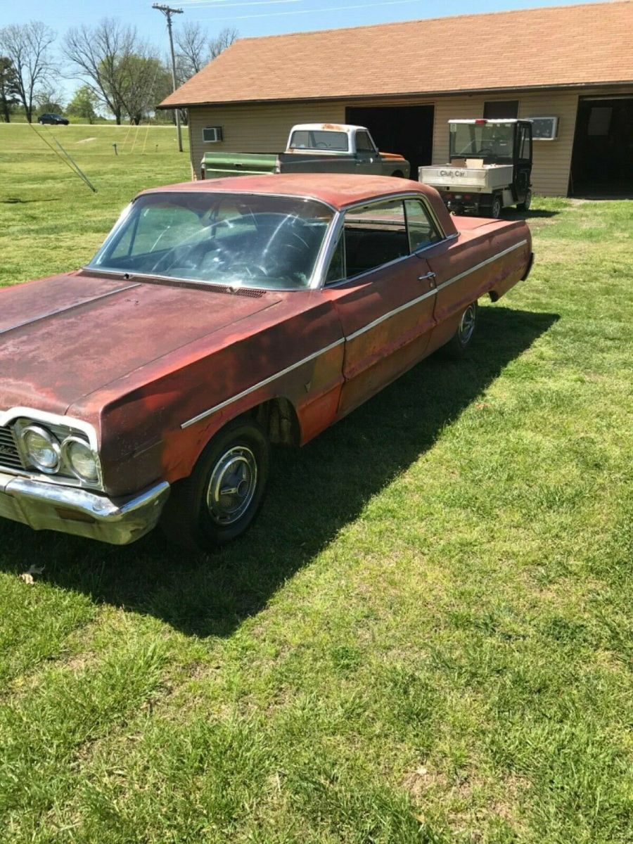 1964 Red Chevrolet Impala 2 door