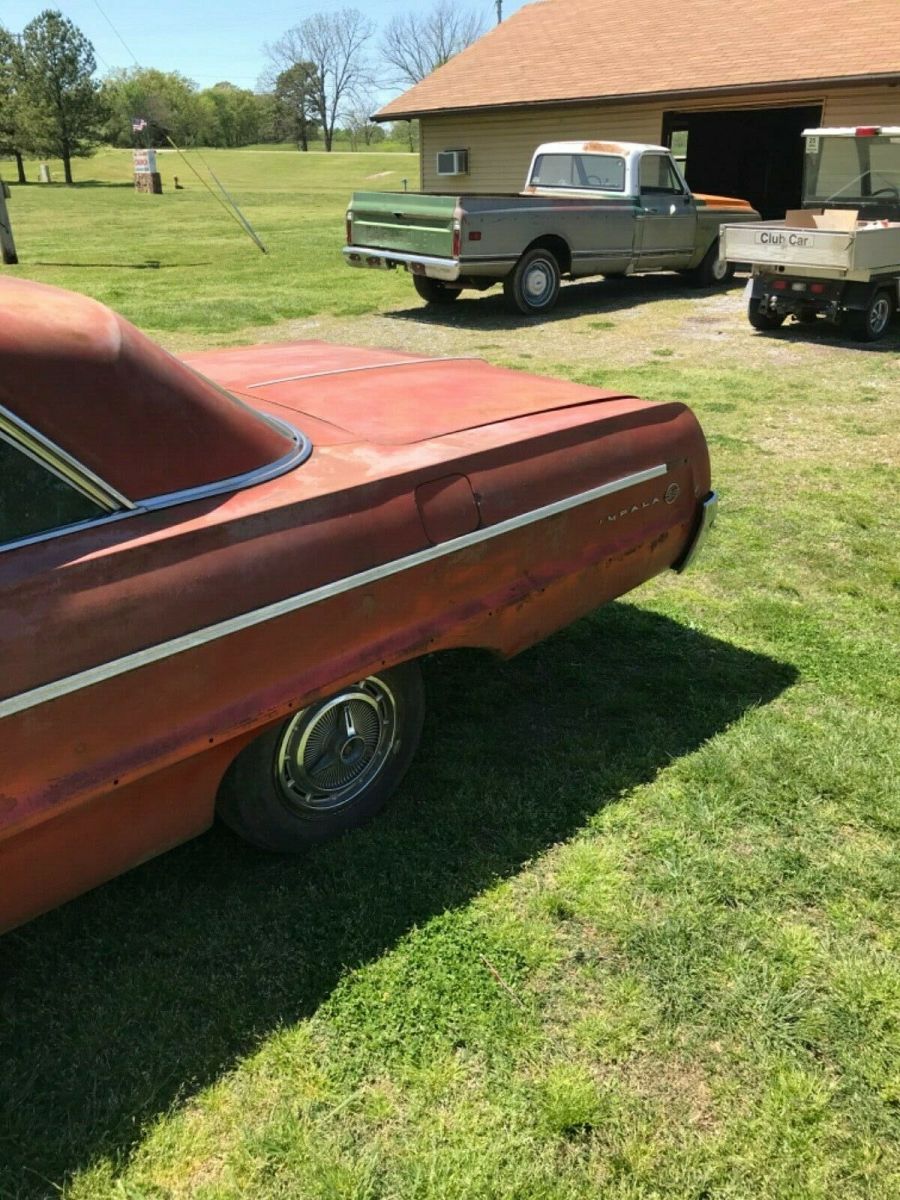 1964 Red Chevrolet Impala 2 door