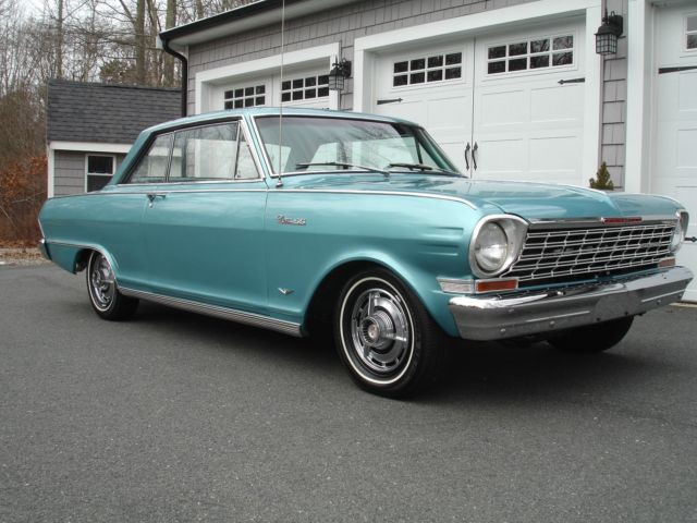 1964 918-Azure Aqua Chevrolet Nova Coupe