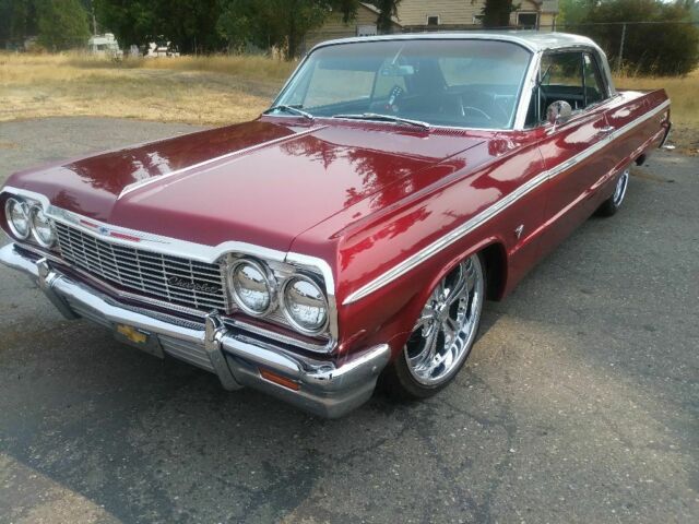 1964 Maroon Chevrolet Impala 2-Door Hard Top