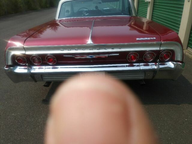 1964 Maroon Chevrolet Impala 2-Door Hard Top