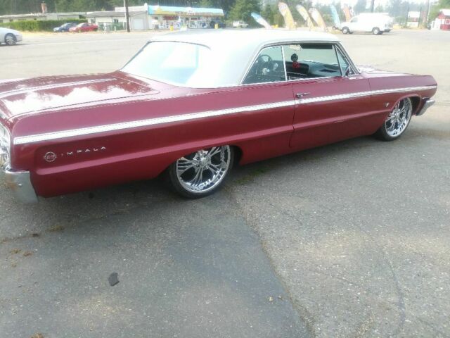 1964 Maroon Chevrolet Impala 2-Door Hard Top