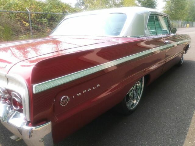 1964 Maroon Chevrolet Impala 2-Door Hard Top