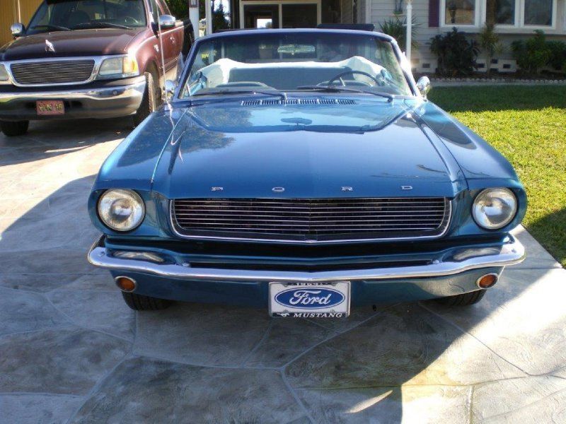 1964 Blue Ford Mustang Convertible