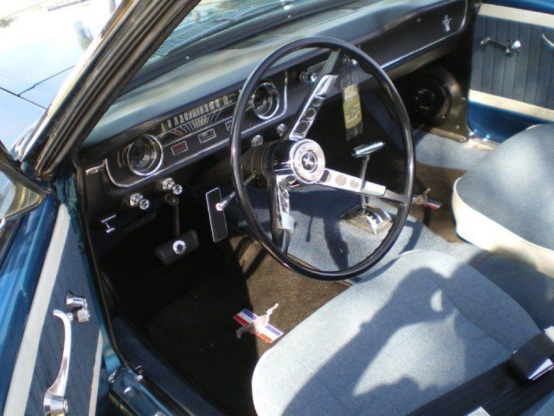 1964 Blue Ford Mustang Convertible