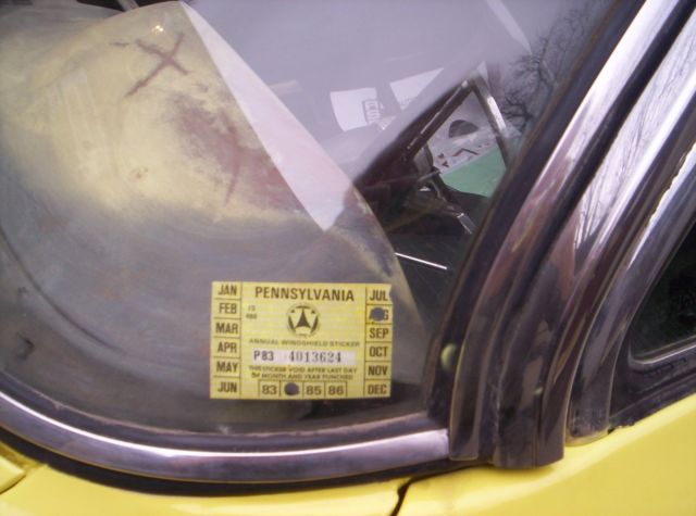1964 Yellow Chevrolet Corvair Convertible