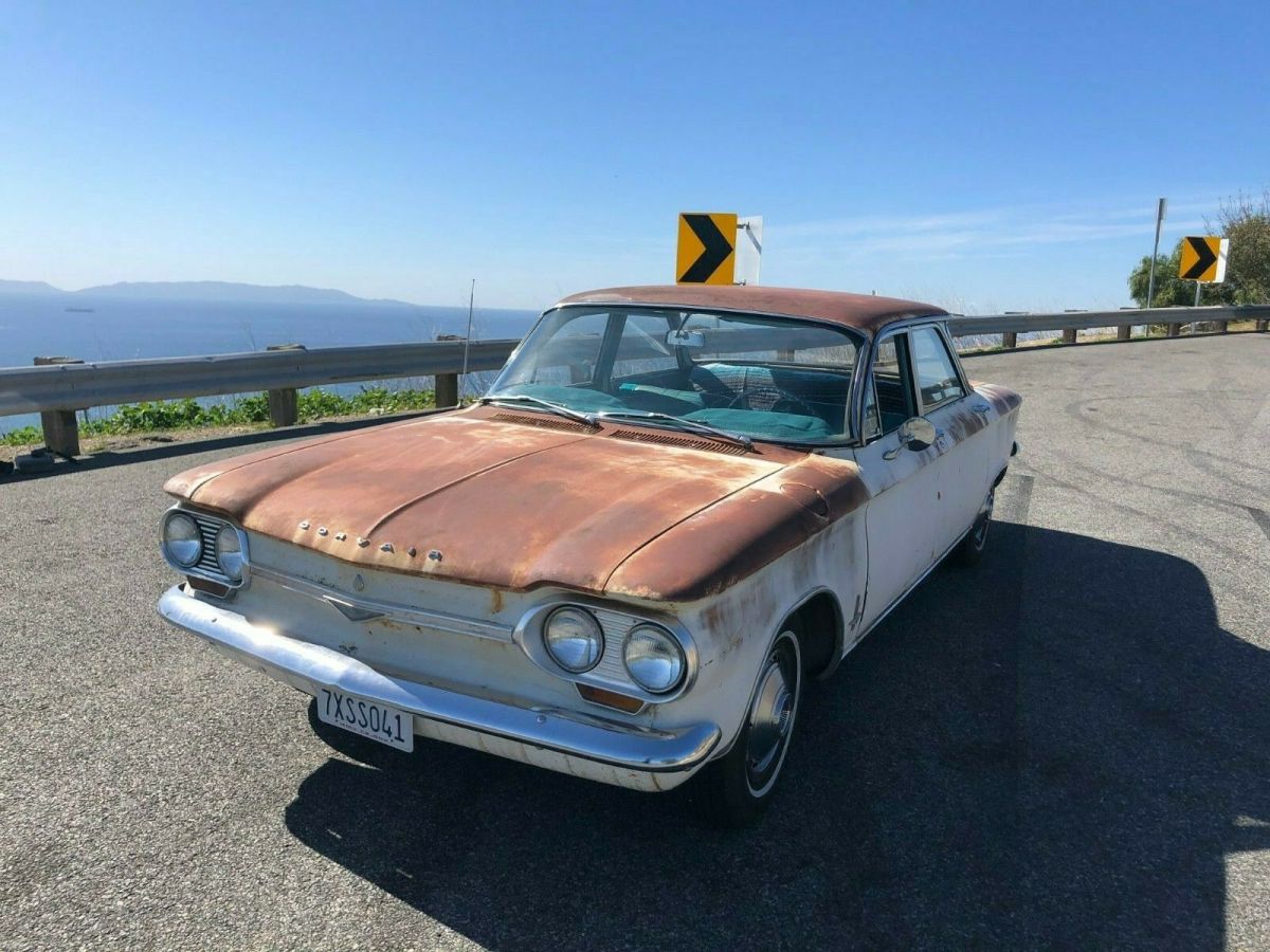 1964 White Chevrolet Corvair