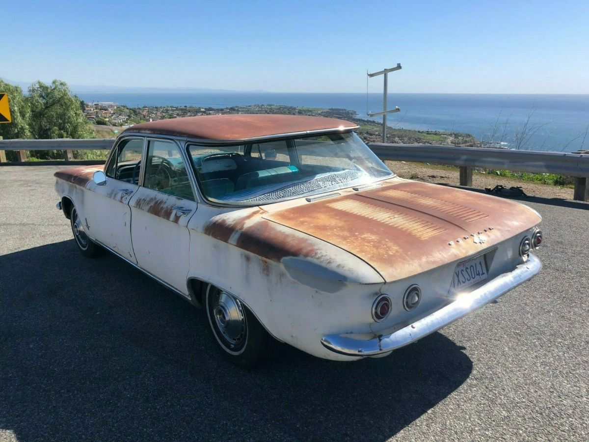1964 White Chevrolet Corvair