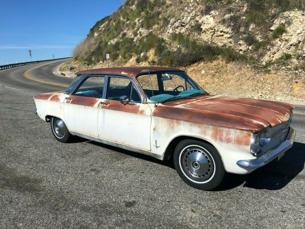 1964 White Chevrolet Corvair