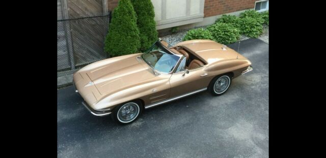 1964 Saddle Tan Chevrolet Corvette Convertible