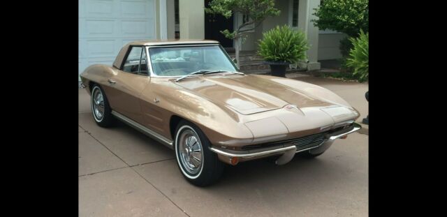 1964 Saddle Tan Chevrolet Corvette Convertible