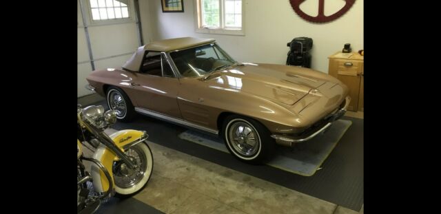 1964 Saddle Tan Chevrolet Corvette Convertible