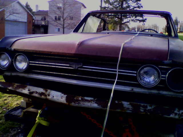 1964 Brown Oldsmobile Cutlass Convertible