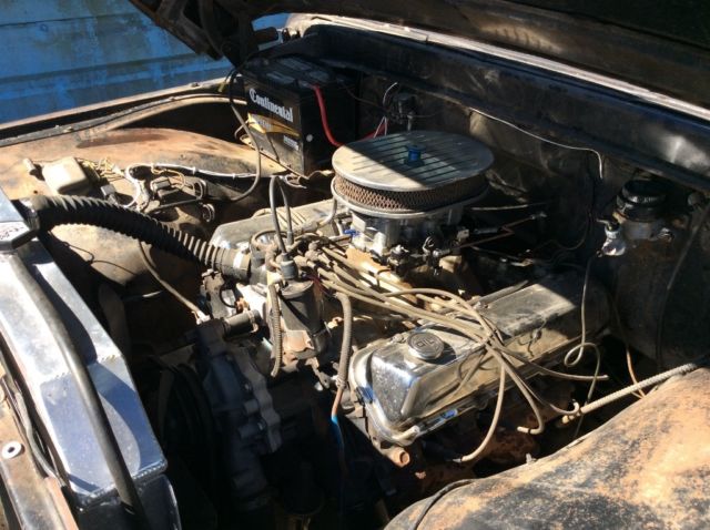 1964 Black Ford F-100 short wheel base pick up
