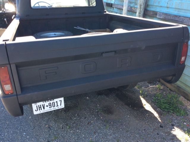 1964 Black Ford F-100 short wheel base pick up
