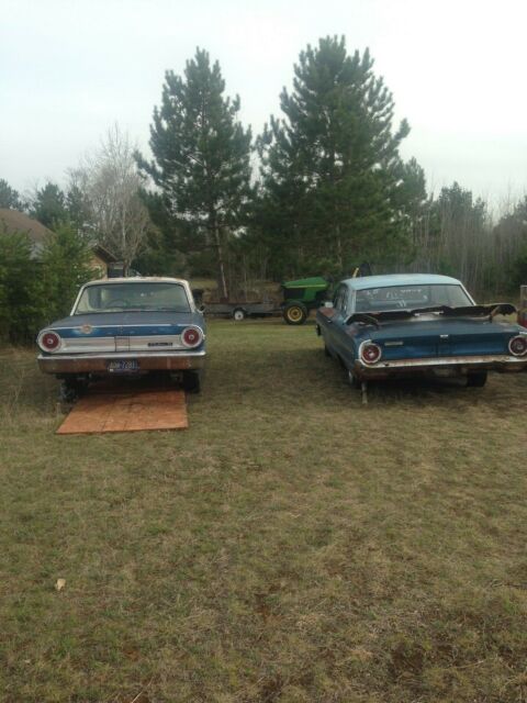 1964 Blue Ford Fairlane Coupe