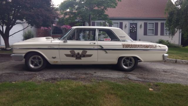 1964 White Ford Fairlane Sedan