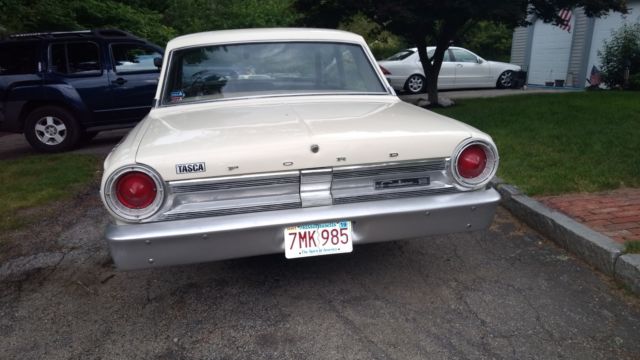 1964 White Ford Fairlane Sedan
