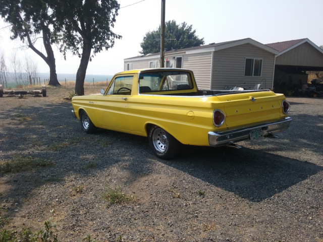 1964 Yellow Ford Ranchero
