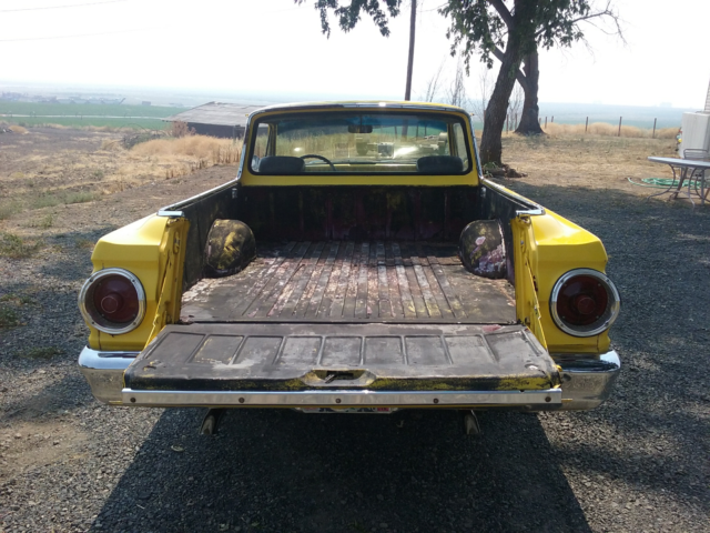 1964 Yellow Ford Ranchero