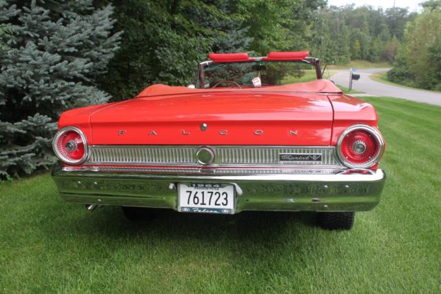 1964 Red Ford Falcon Convertible