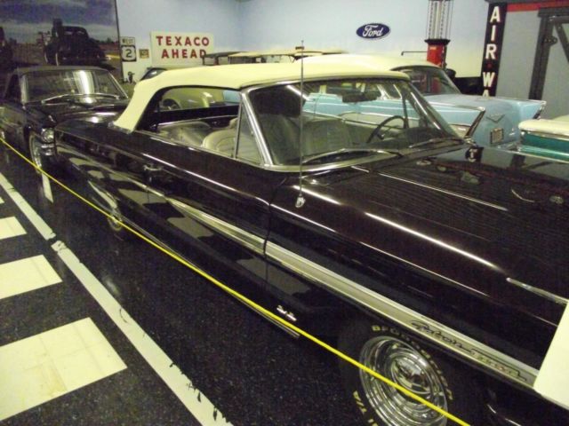 1964 Black Ford Galaxie Convertible