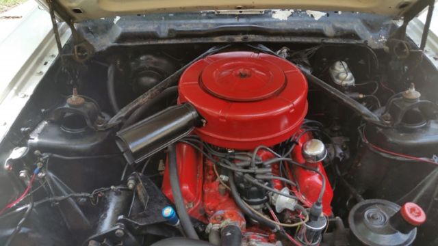 1964 White Ford Fairlane Coupe