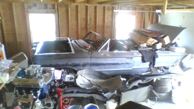 1964 Blue Ford Galaxie Convertible