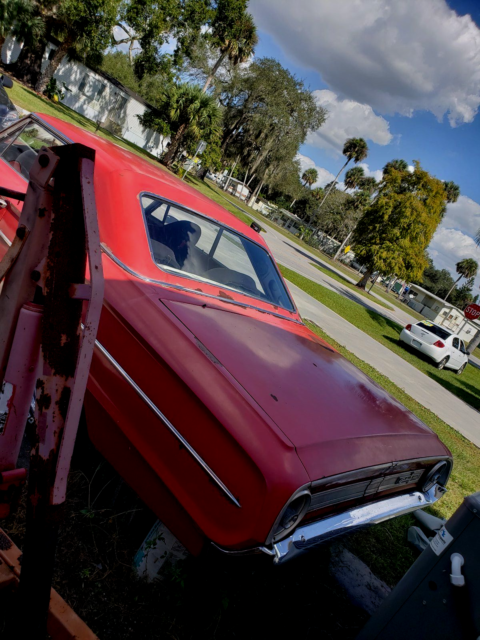 1964 Red Ford Galaxie Coupe