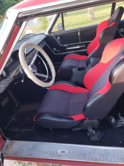 1964 Red Ford Galaxie Coupe