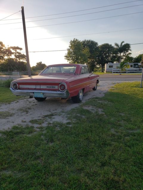 1964 Red Ford Galaxie Coupe