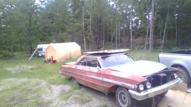 1964 Red Ford Galaxie Fastback
