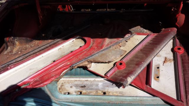 1964 Red Ford Galaxie Fastback