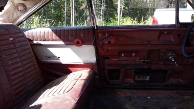 1964 Red Ford Galaxie Fastback
