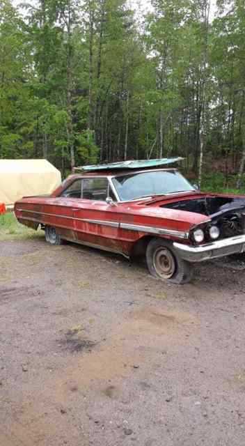 1964 Red Ford Galaxie Fastback