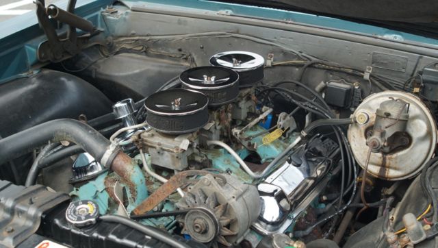 1964 Aqua Pontiac GTO Convertible