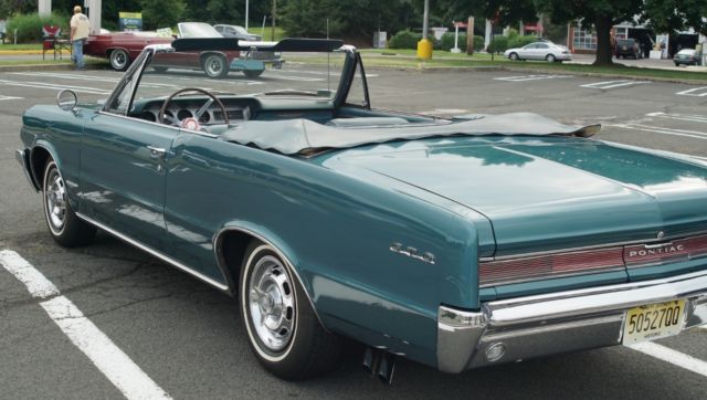 1964 Aqua Pontiac GTO Convertible