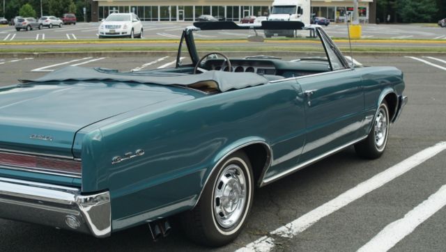 1964 Aqua Pontiac GTO Convertible