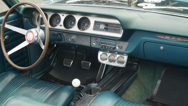 1964 Aqua Pontiac GTO Convertible