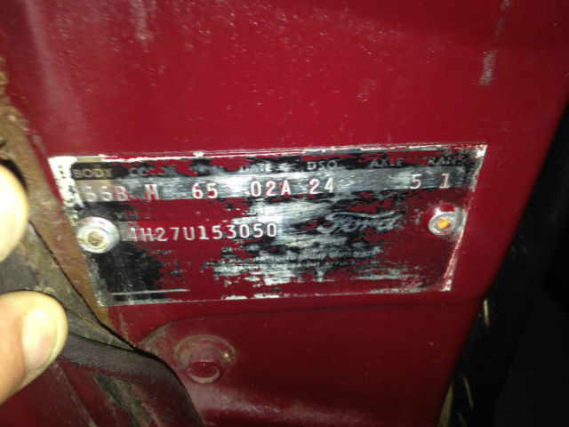 1964 Burgundy Ford Ranchero Car/Truck