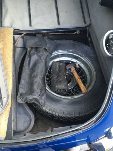 1964 Blue Jaguar E-Type Coupe