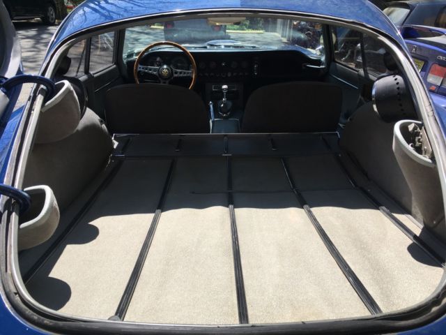 1964 Blue Jaguar E-Type Coupe