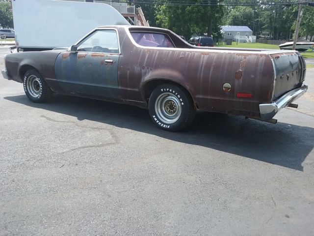 1978 Brown Ford Ranchero Standard Cab Pickup